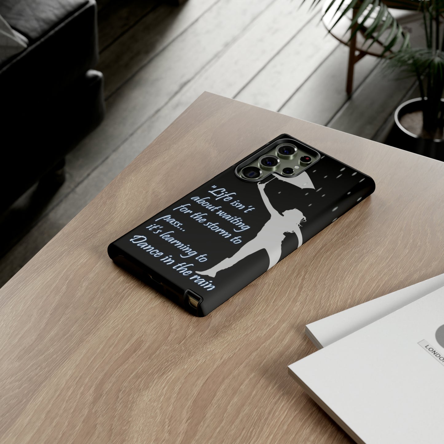 CaseHUB Lady in the Rain Phone Case