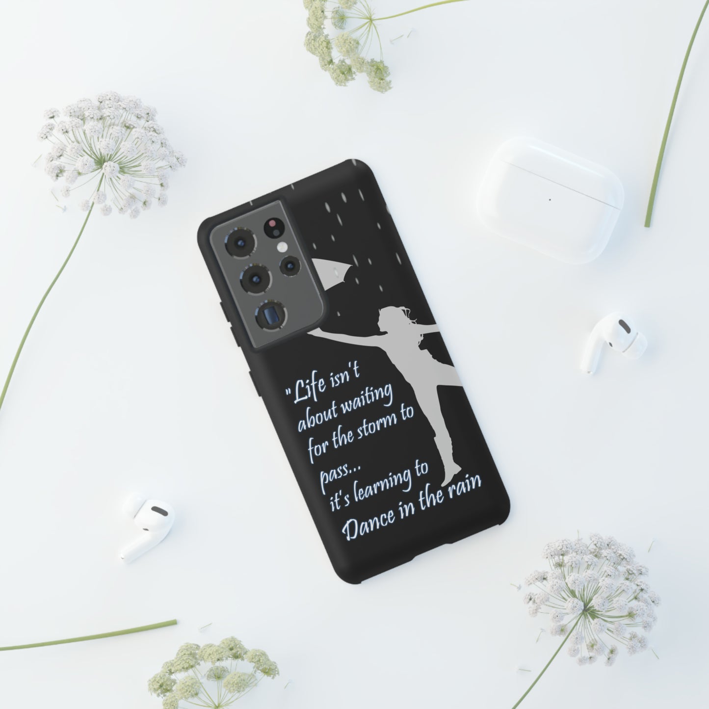 CaseHUB Lady in the Rain Phone Case
