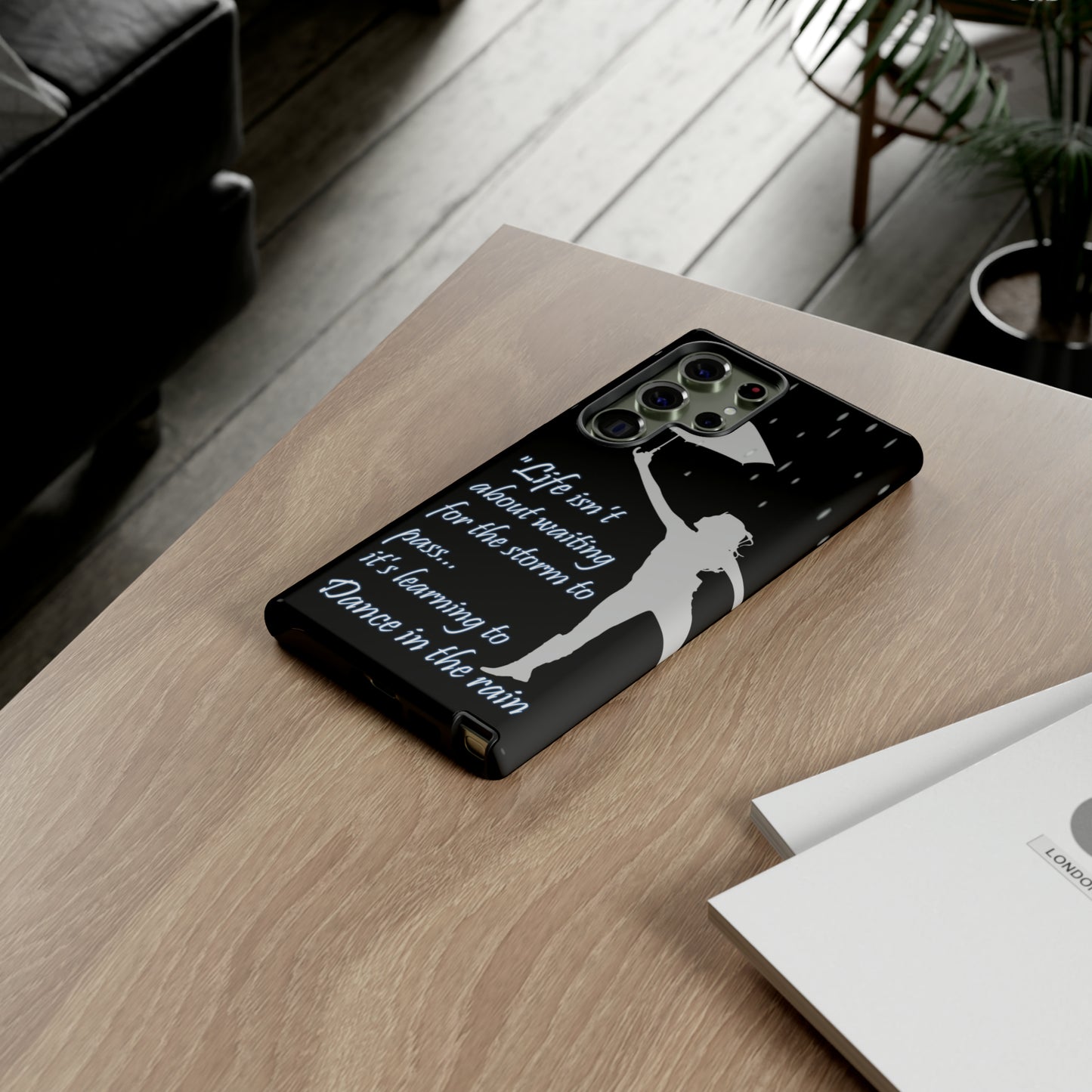 CaseHUB Lady in the Rain Phone Case