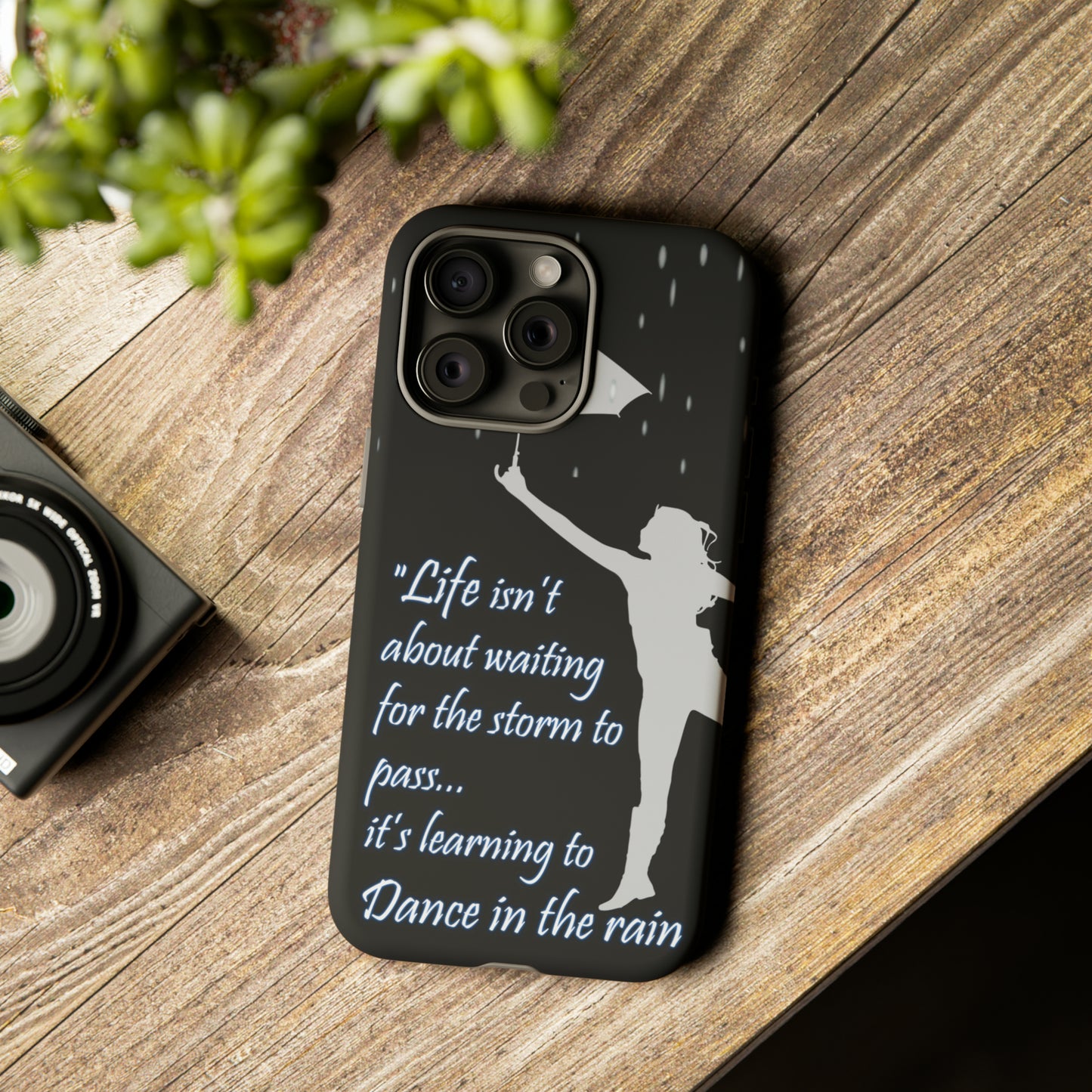 CaseHUB Lady in the Rain Phone Case
