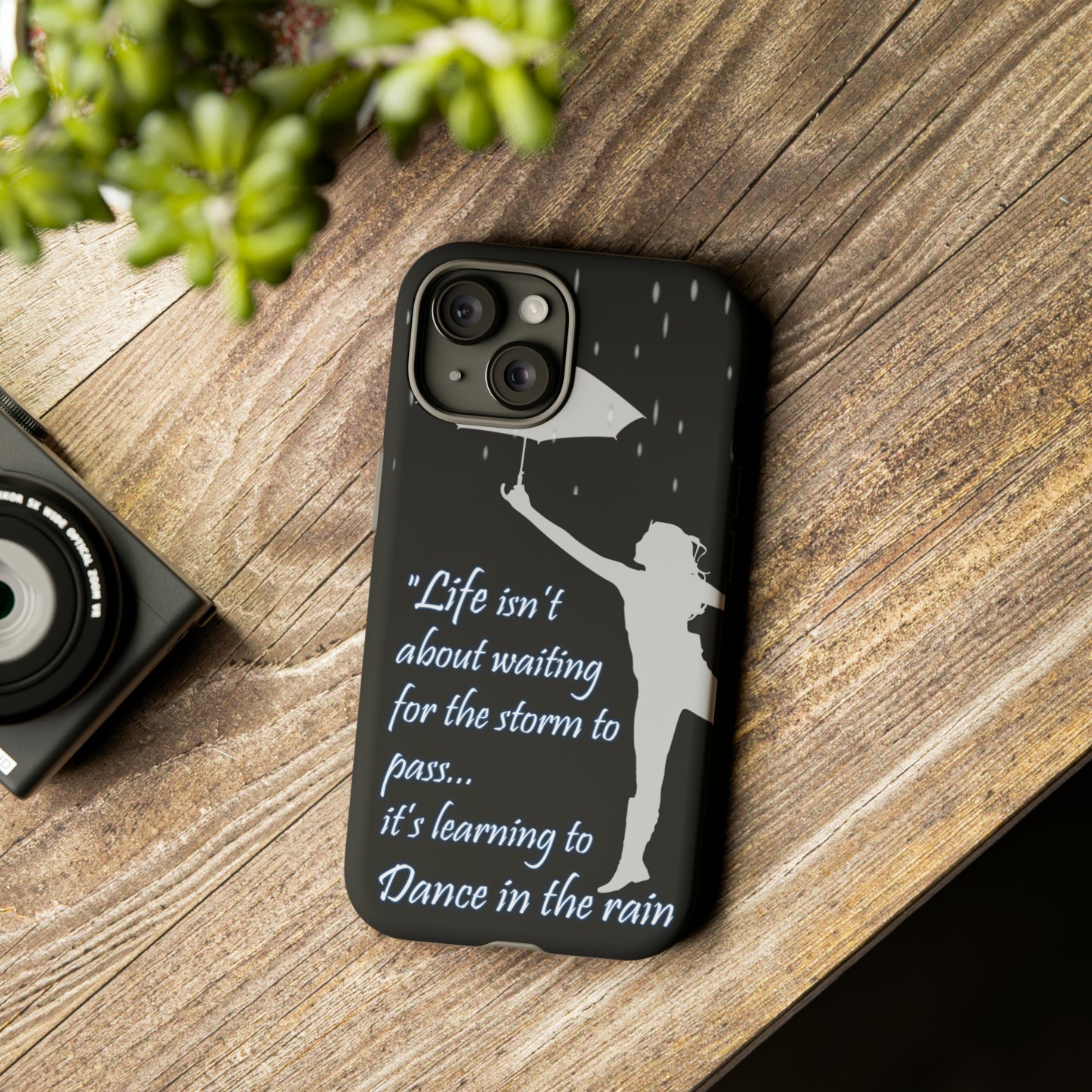 CaseHUB Lady in the Rain Phone Case