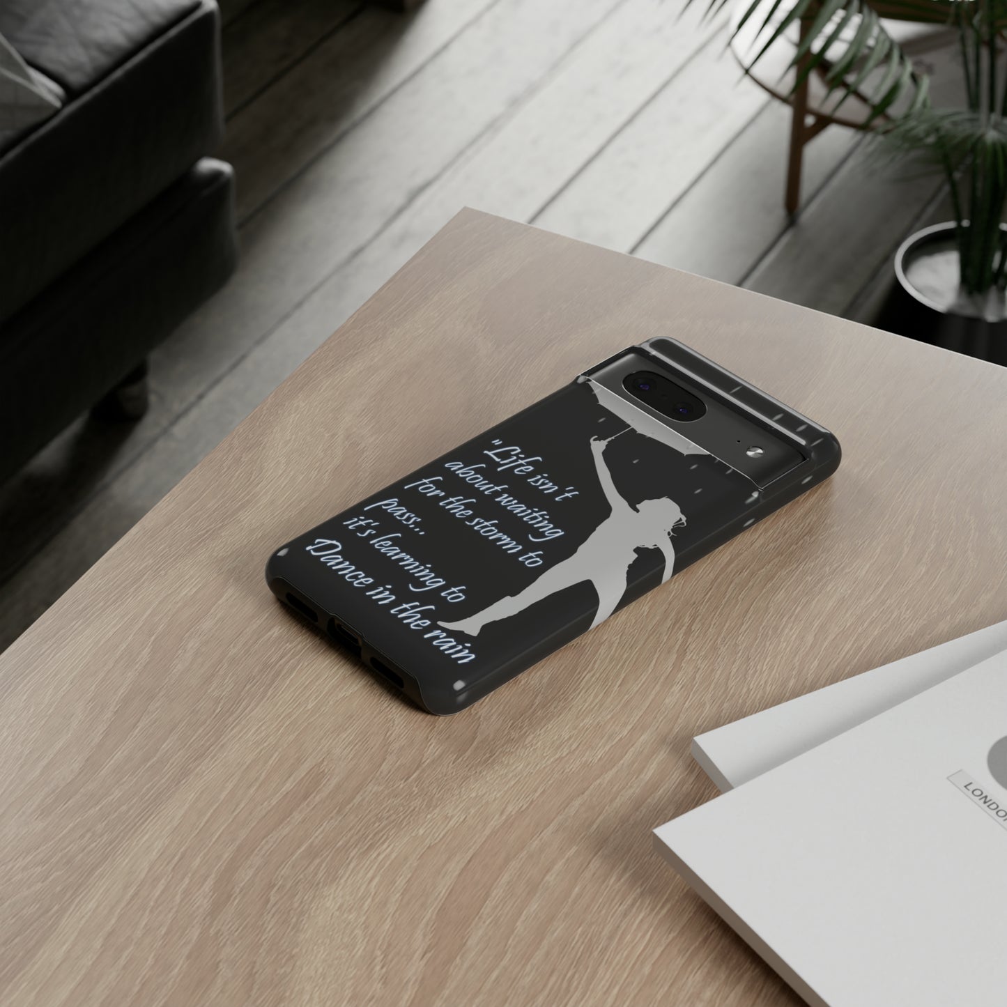 CaseHUB Lady in the Rain Phone Case