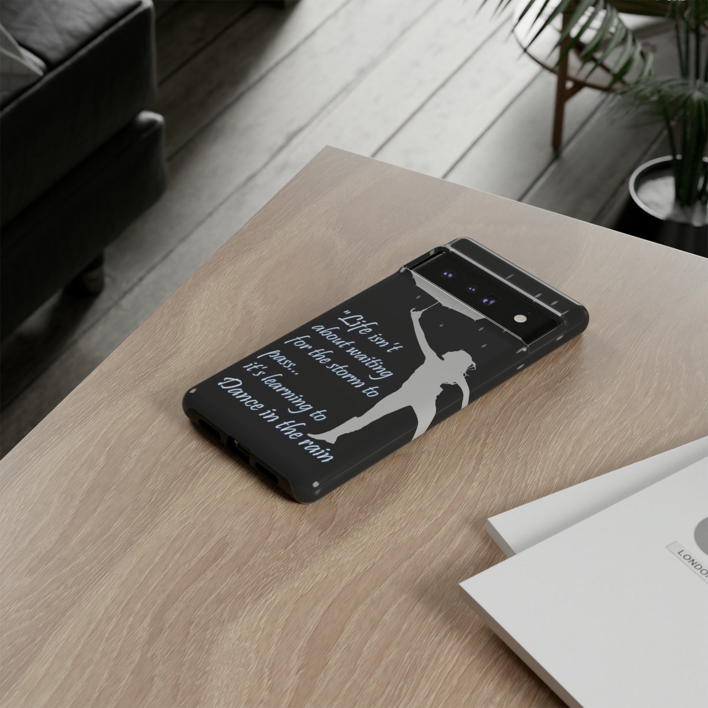 CaseHUB Lady in the Rain Phone Case