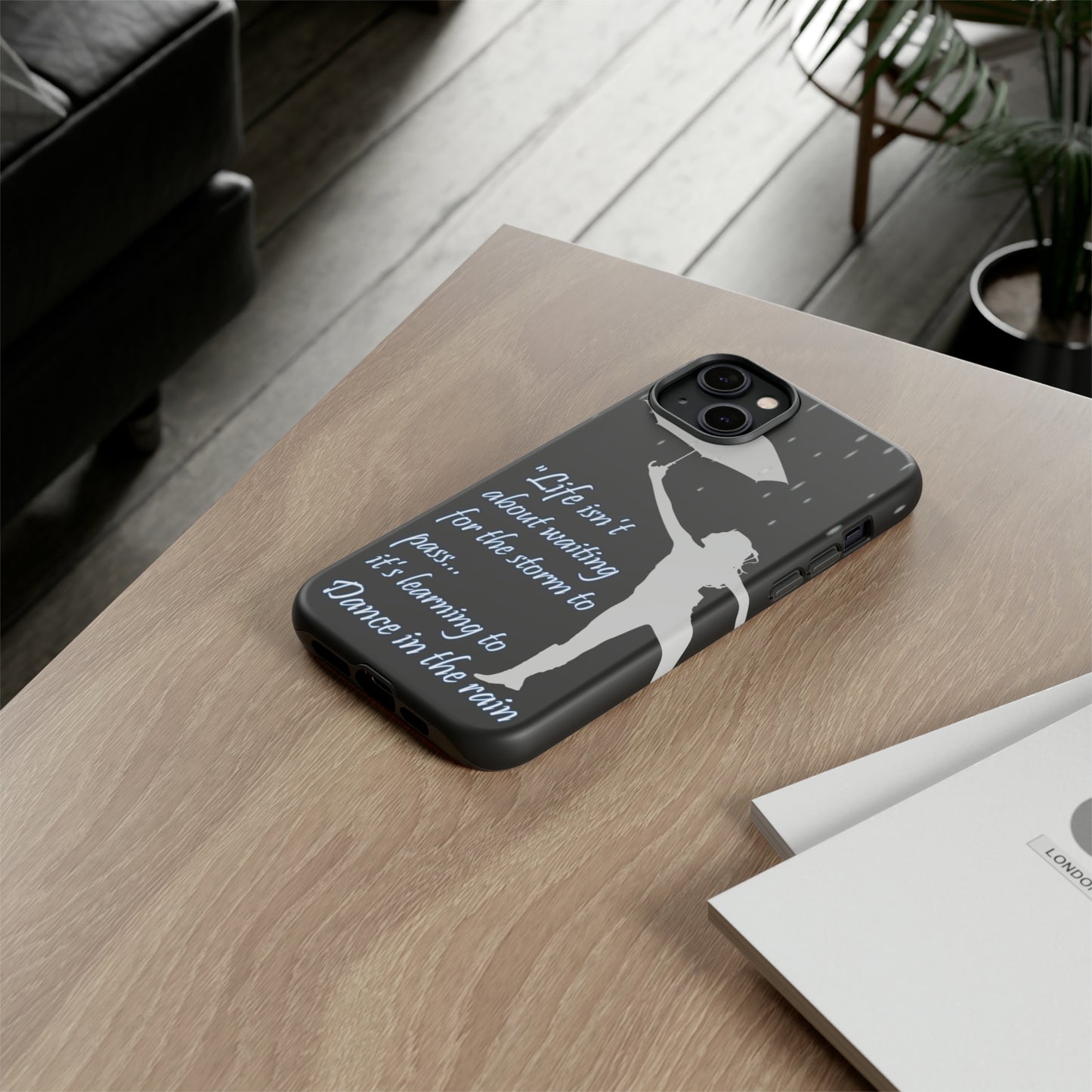 CaseHUB Lady in the Rain Phone Case