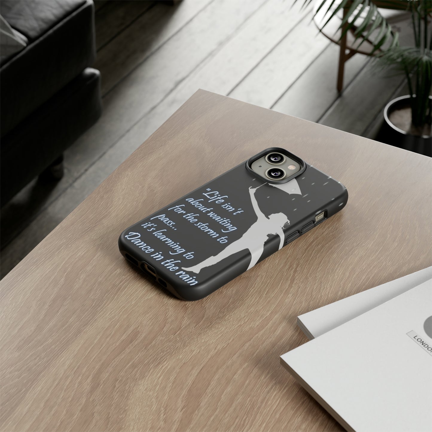 CaseHUB Lady in the Rain Phone Case