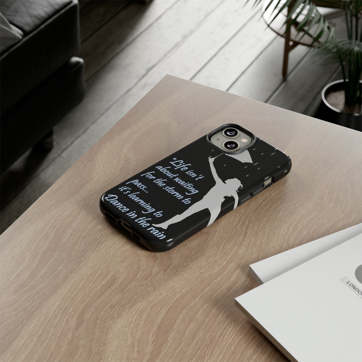 CaseHUB Lady in the Rain Phone Case