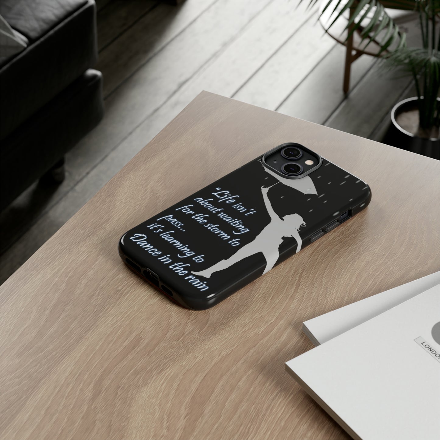 CaseHUB Lady in the Rain Phone Case