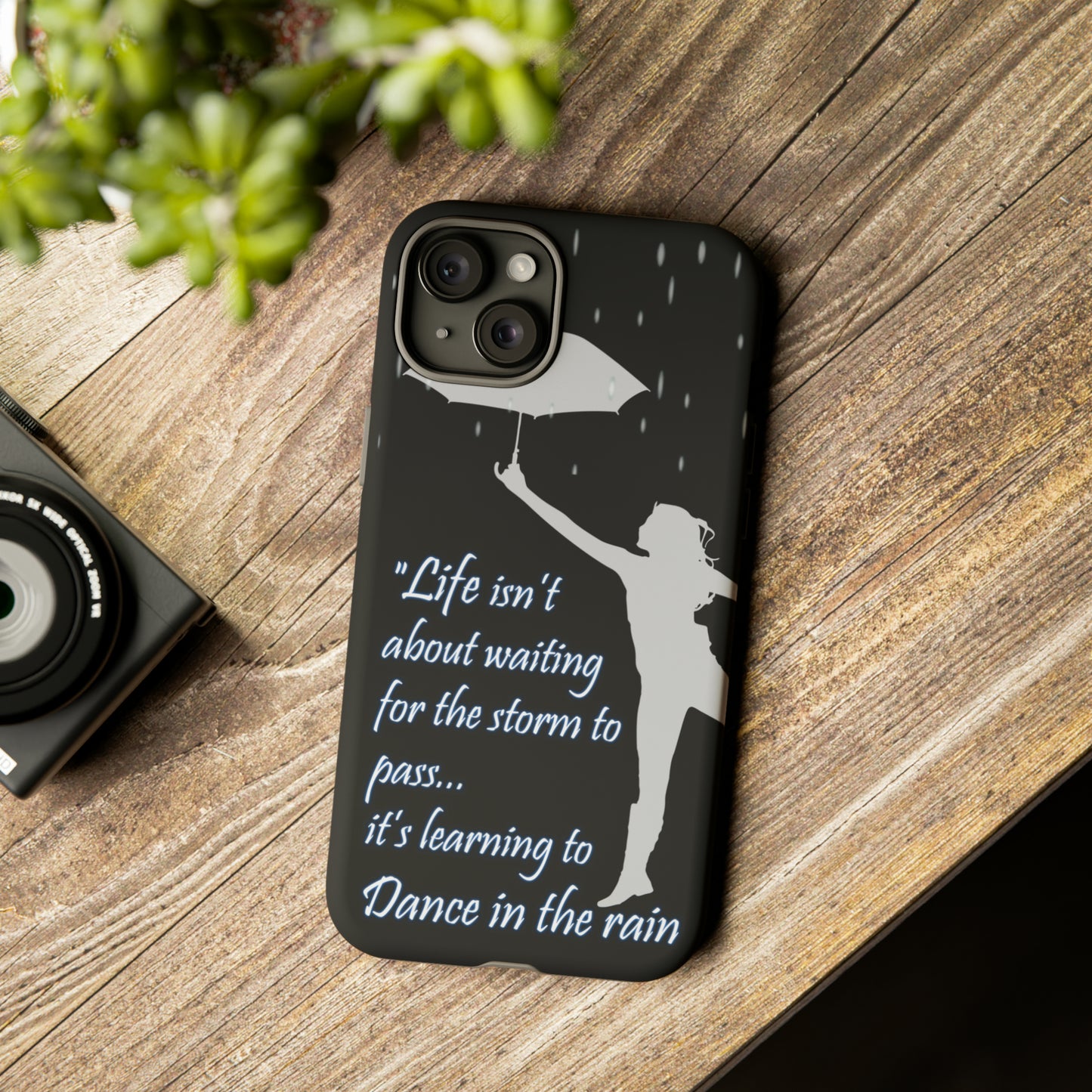 CaseHUB Lady in the Rain Phone Case