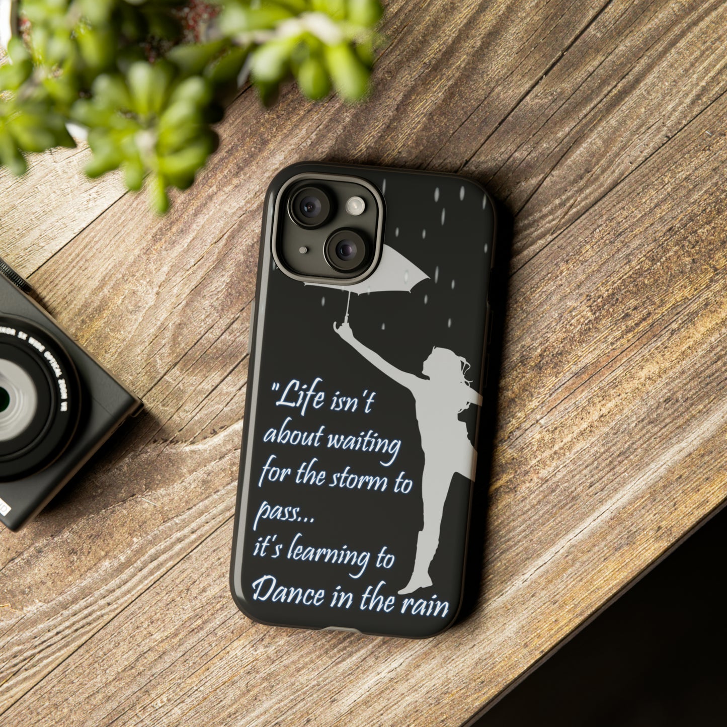 CaseHUB Lady in the Rain Phone Case