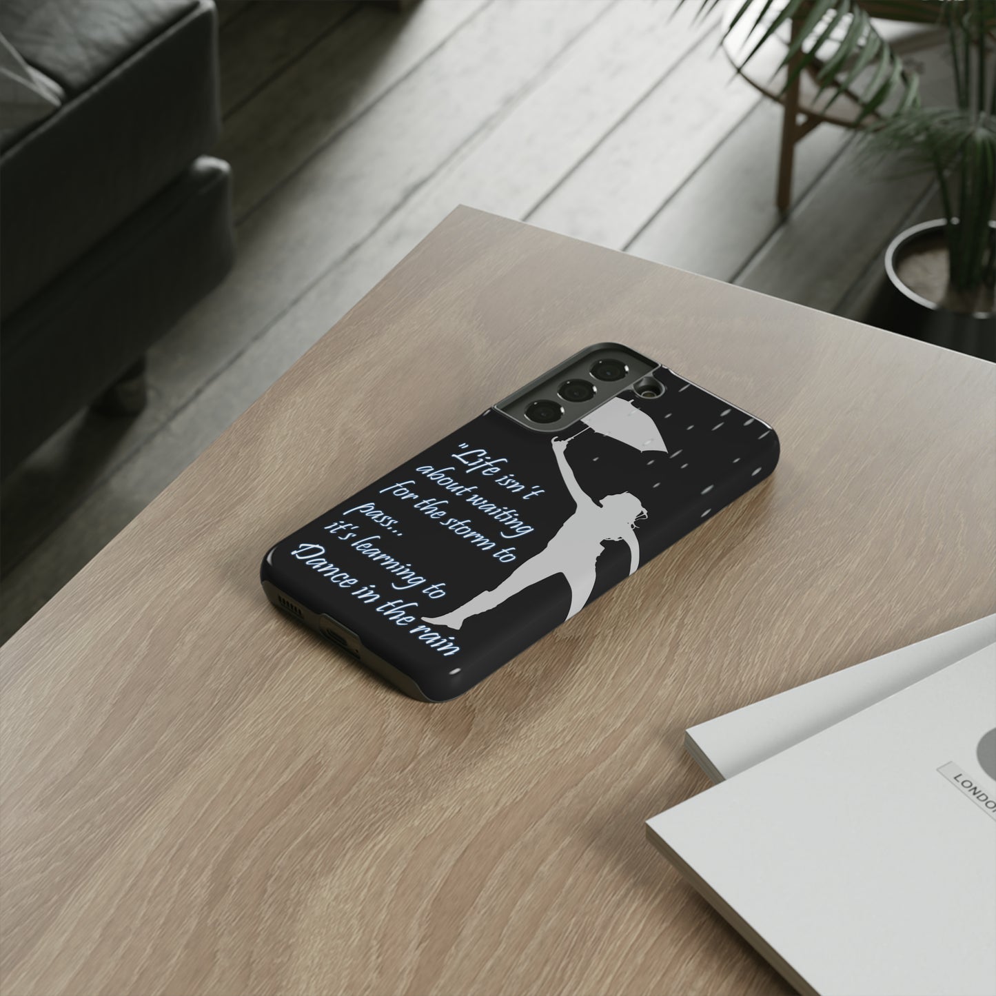 CaseHUB Lady in the Rain Phone Case