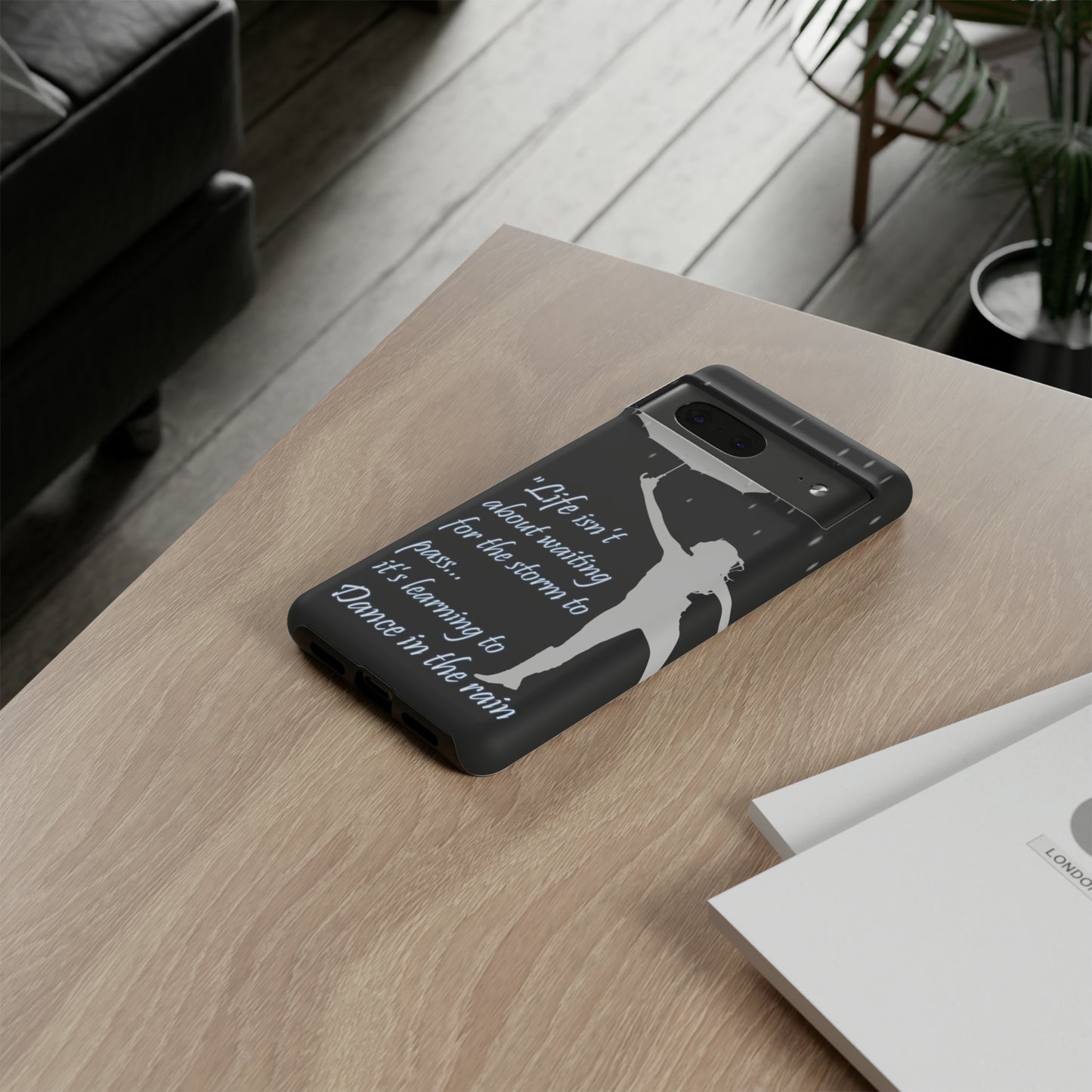CaseHUB Lady in the Rain Phone Case