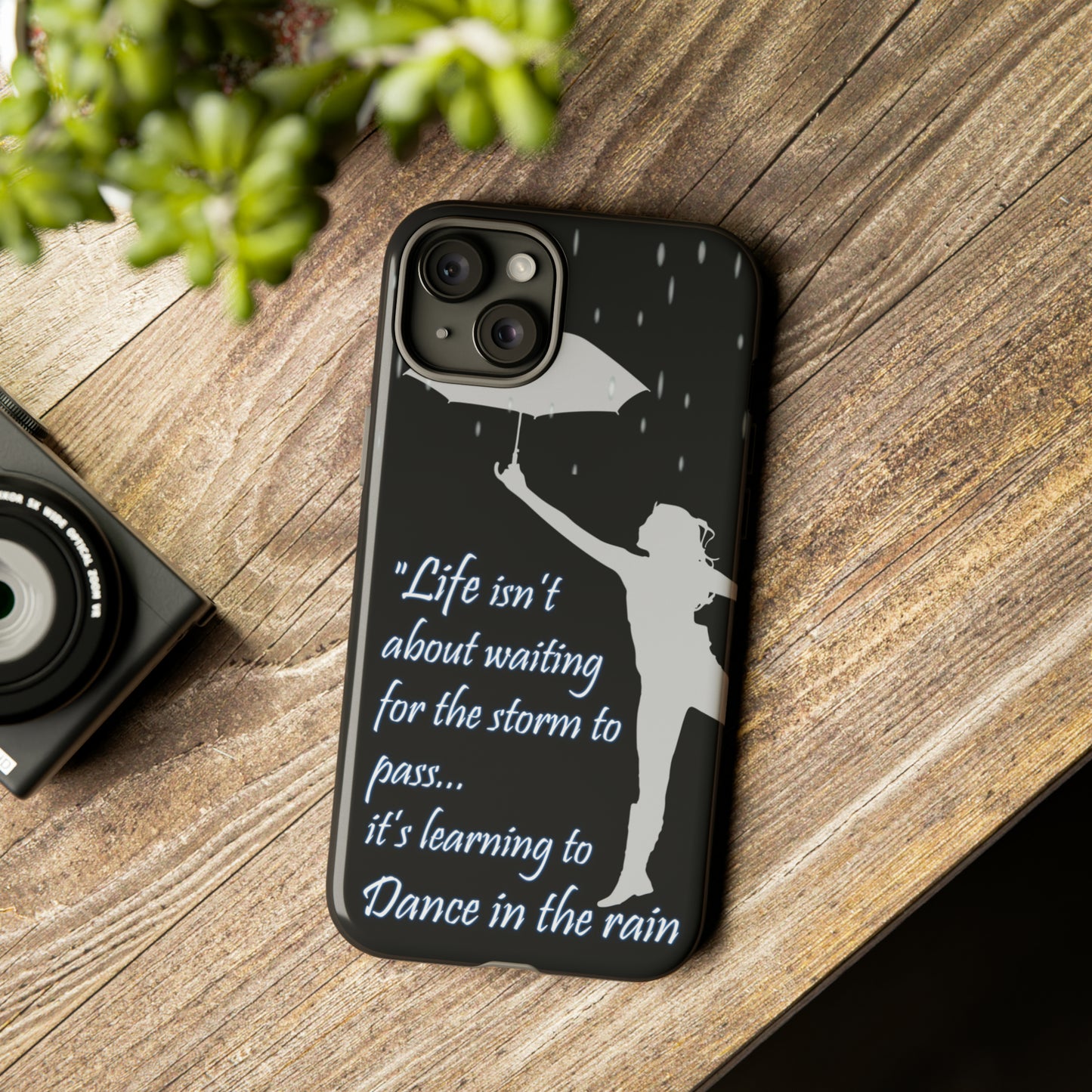CaseHUB Lady in the Rain Phone Case