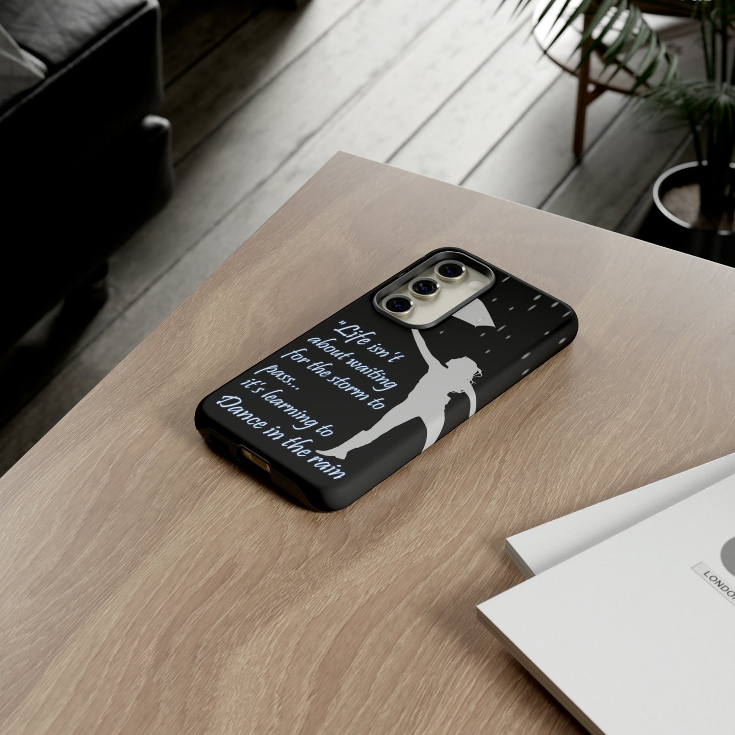 CaseHUB Lady in the Rain Phone Case