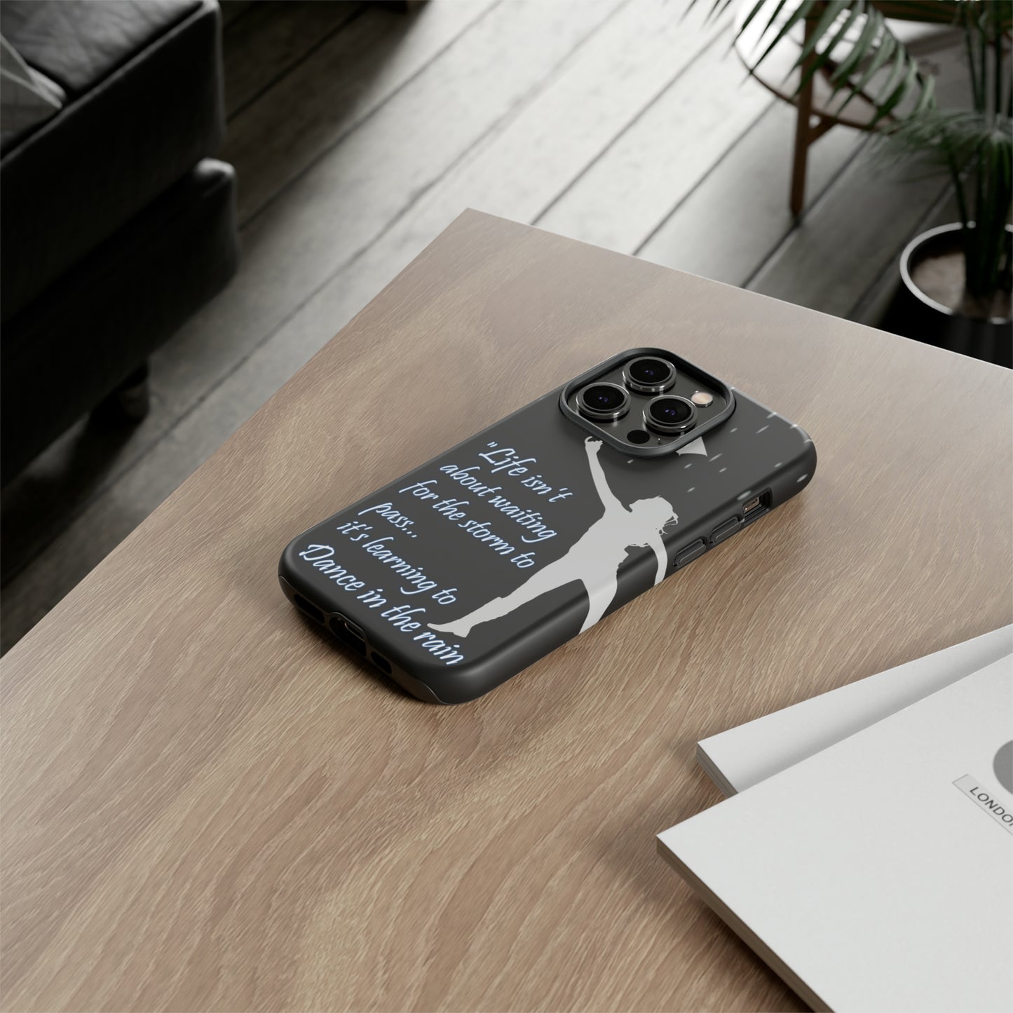CaseHUB Lady in the Rain Phone Case