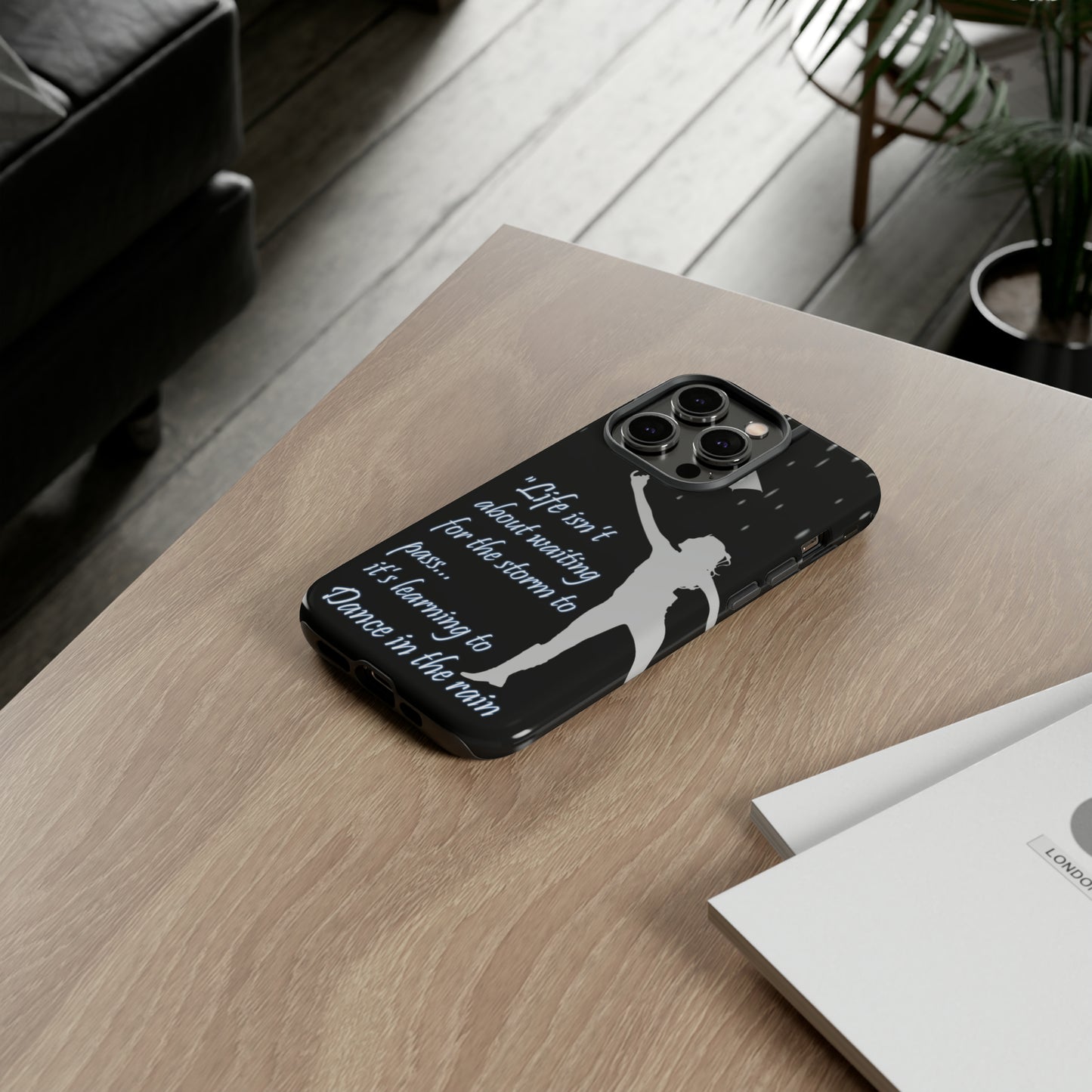 CaseHUB Lady in the Rain Phone Case