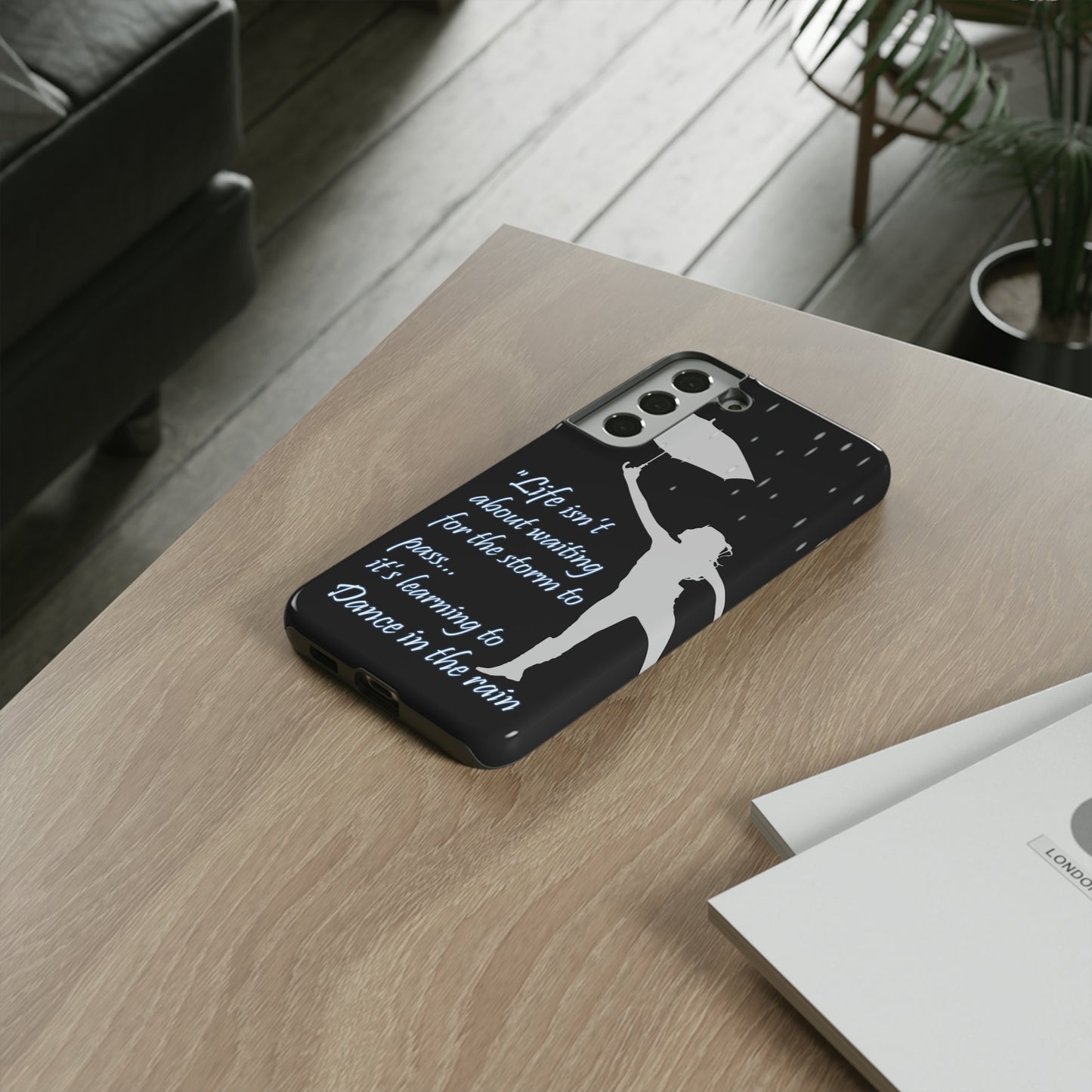 CaseHUB Lady in the Rain Phone Case