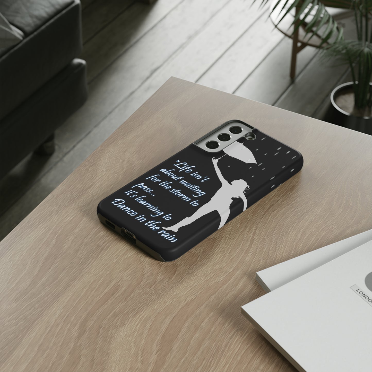 CaseHUB Lady in the Rain Phone Case