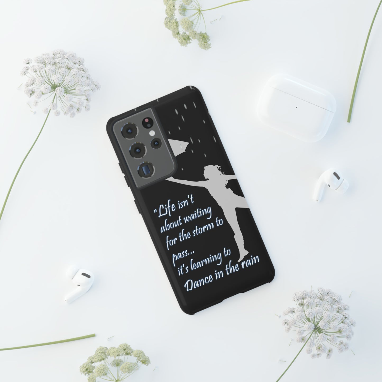 CaseHUB Lady in the Rain Phone Case