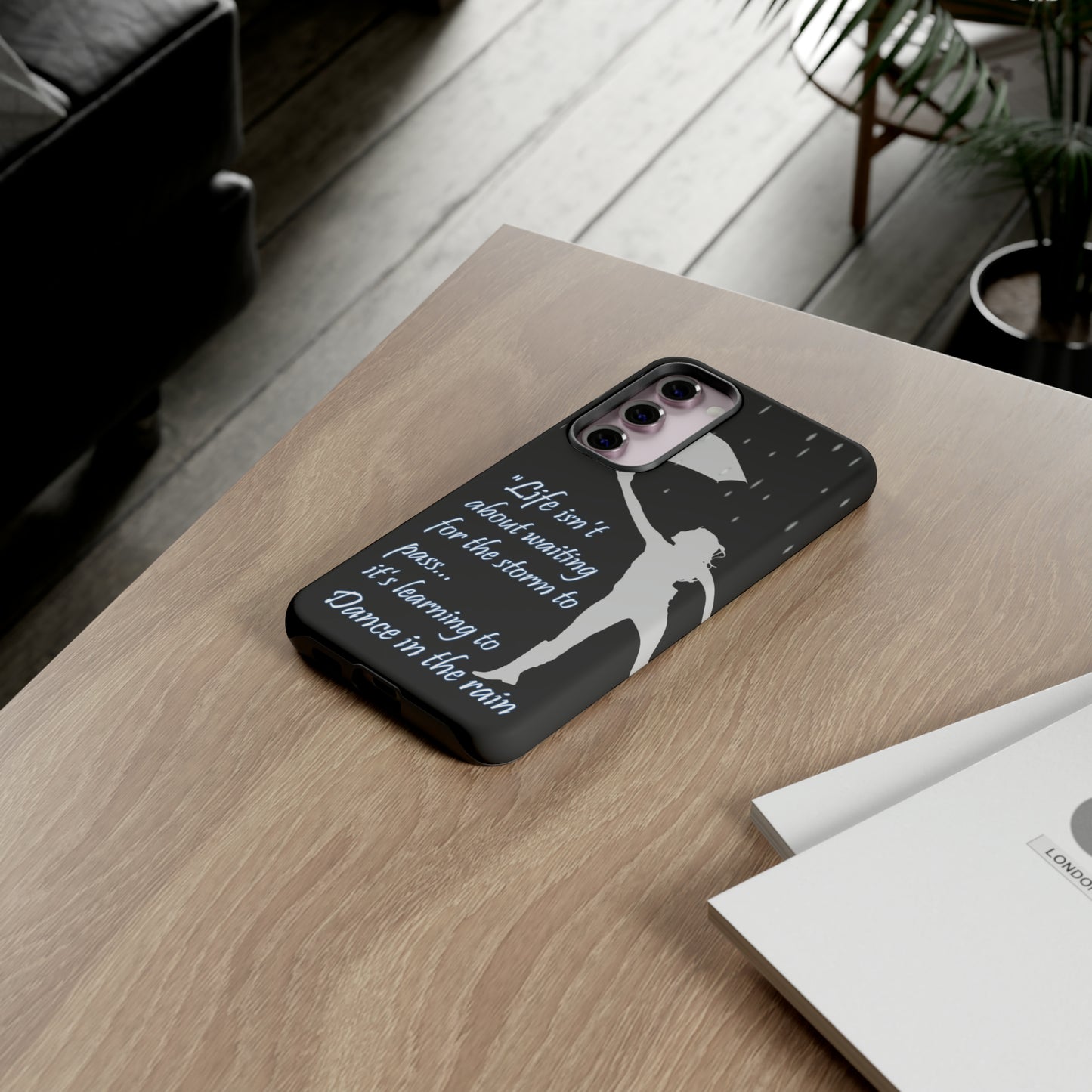CaseHUB Lady in the Rain Phone Case