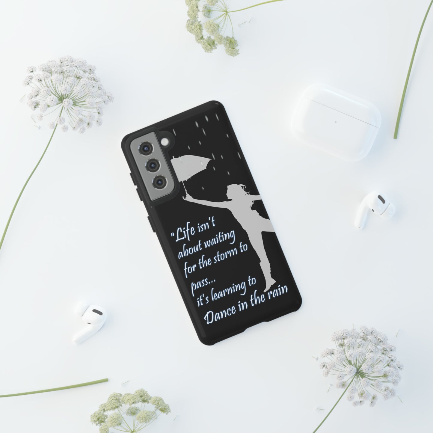 CaseHUB Lady in the Rain Phone Case