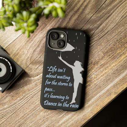 CaseHUB Lady in the Rain Phone Case